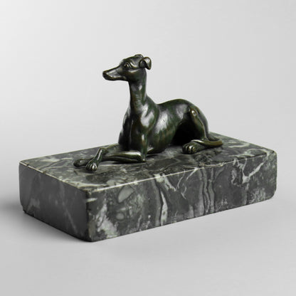 Bronze Statue of a Greyhound or Whippet