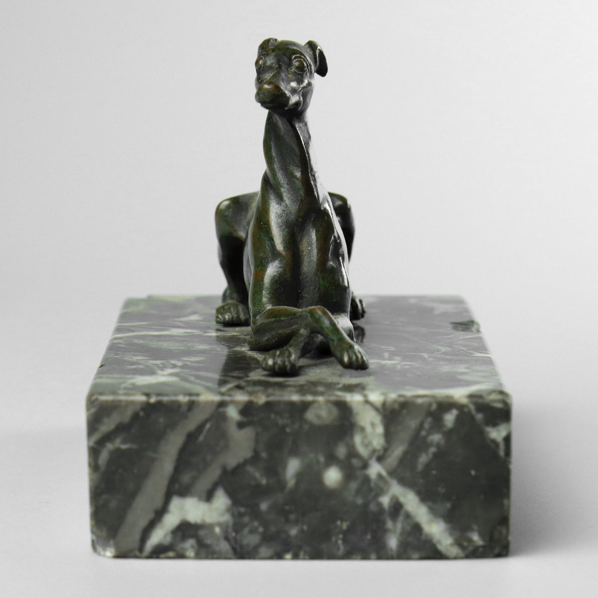 Bronze Statue of a Greyhound or Whippet