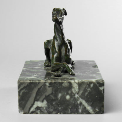 Bronze Statue of a Greyhound or Whippet
