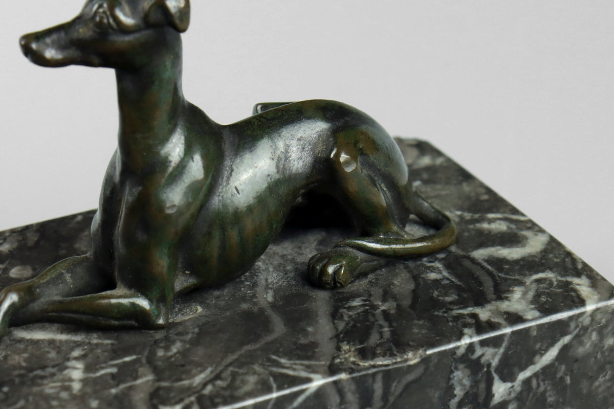 Bronze Statue of a Greyhound or Whippet