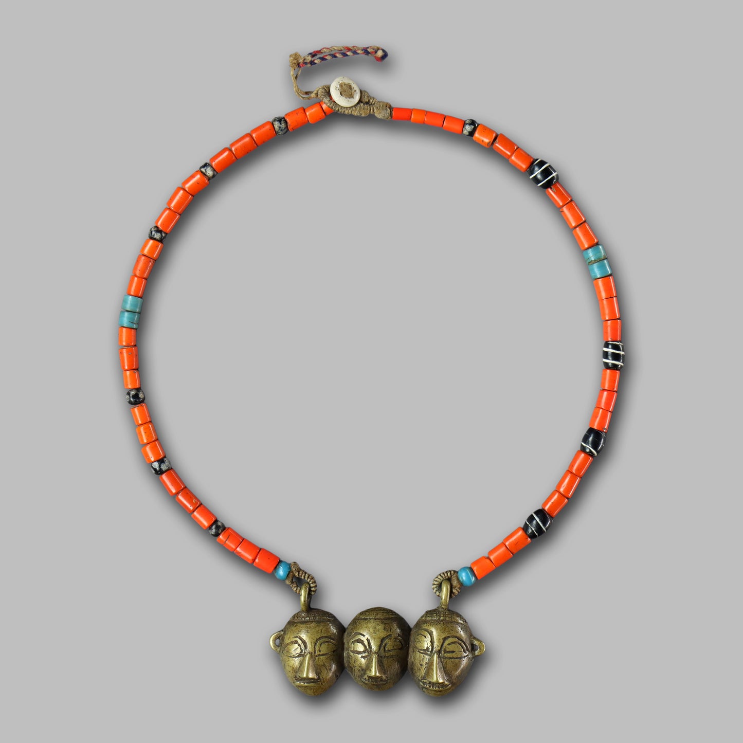 Naga Head Hunter's 3 Head Necklace