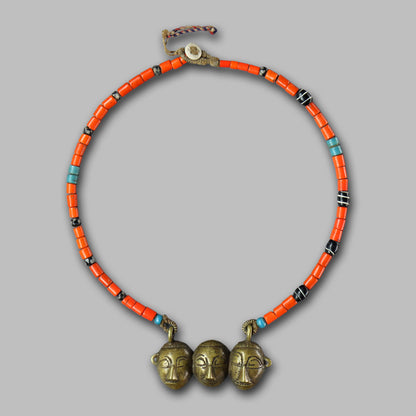 Naga Head Hunter's 3 Head Necklace