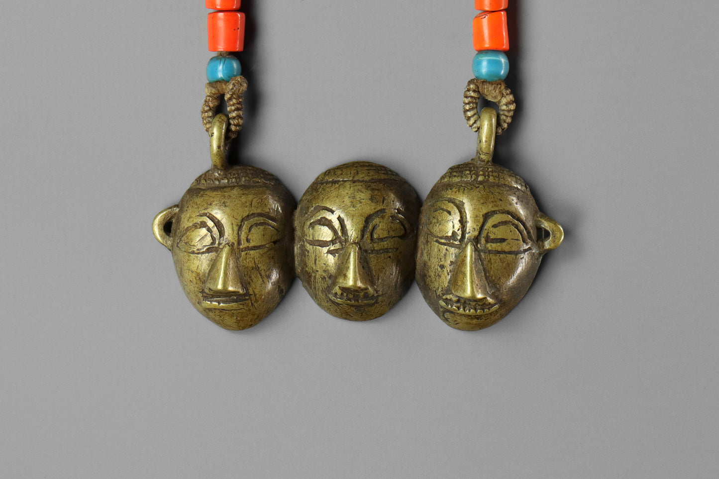 Naga Head Hunter's 3 Head Necklace