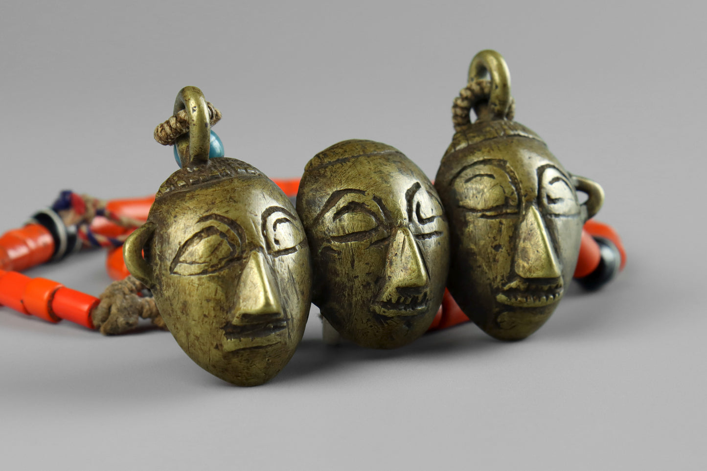 Naga Head Hunter's 3 Head Necklace