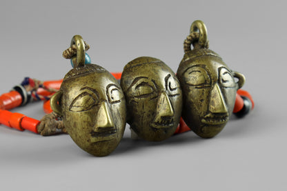 Naga Head Hunter's 3 Head Necklace