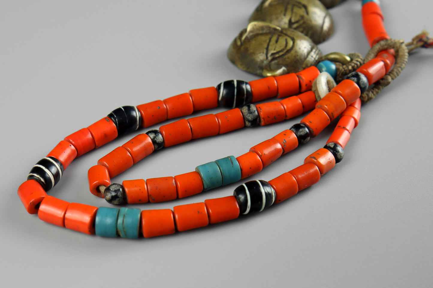 Naga Head Hunter's 3 Head Necklace