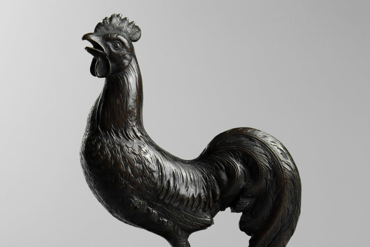 Bronze Statue of a Cockerel