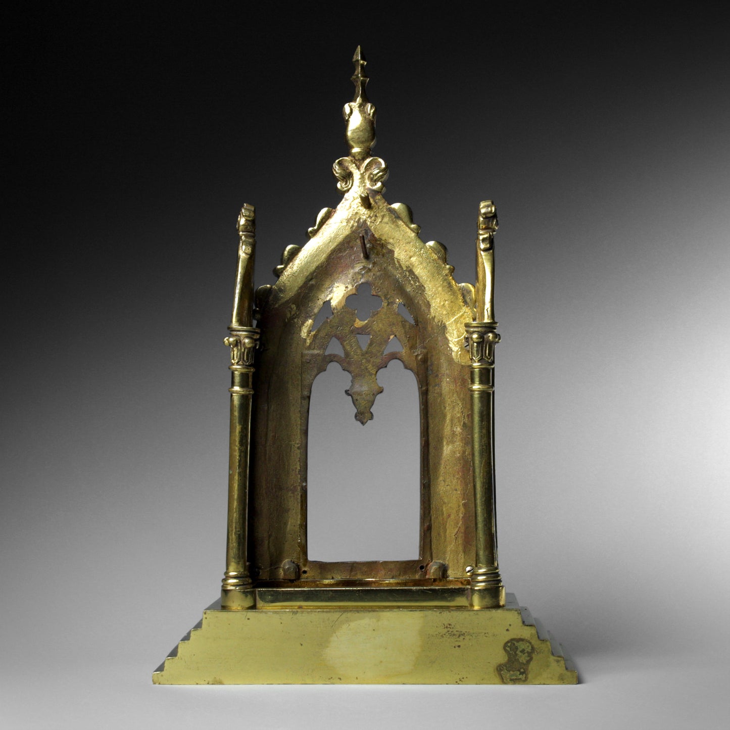 Gothic Gilt Brass Monstrance