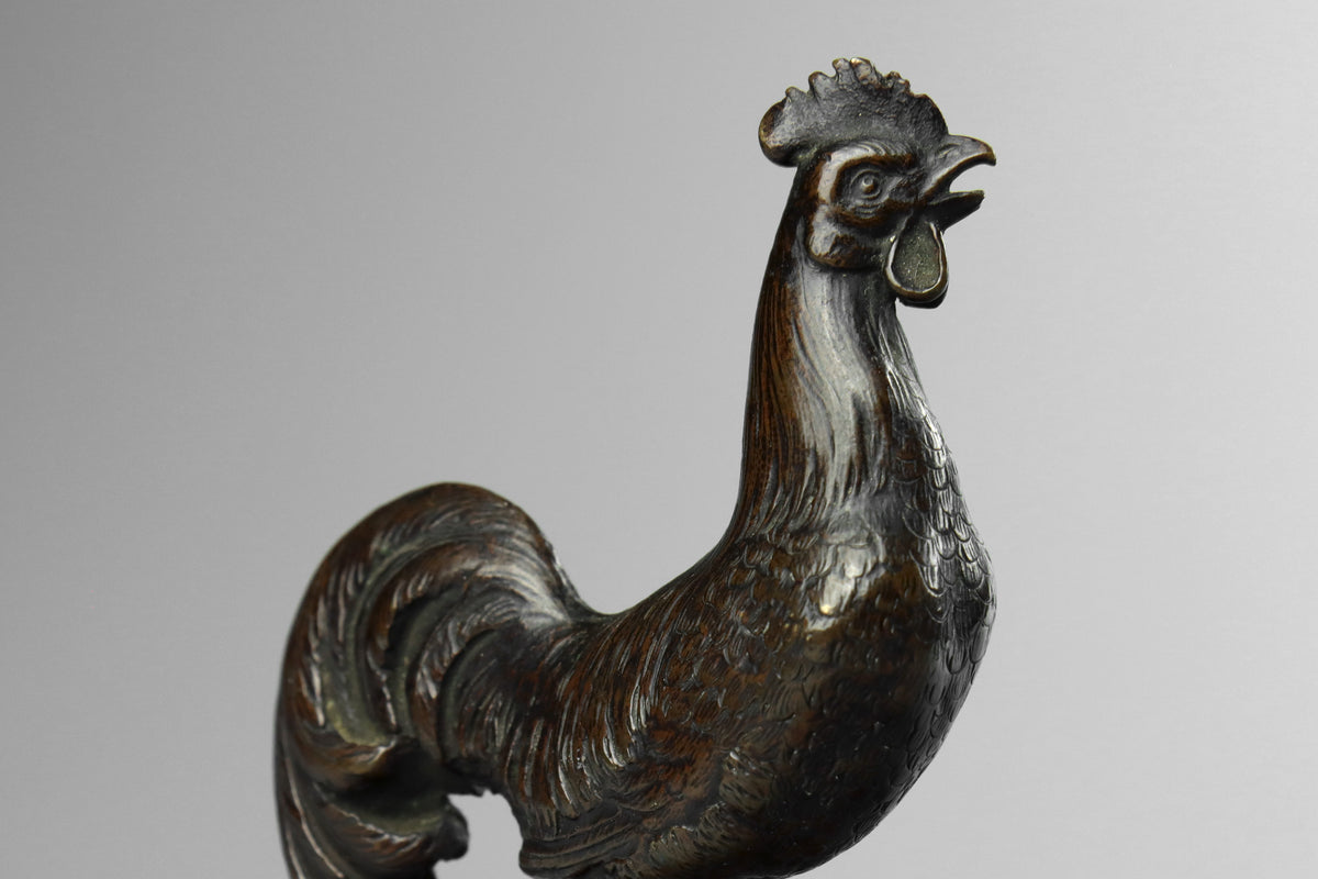 Bronze Statue of a Cockerel