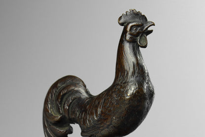 Bronze Statue of a Cockerel