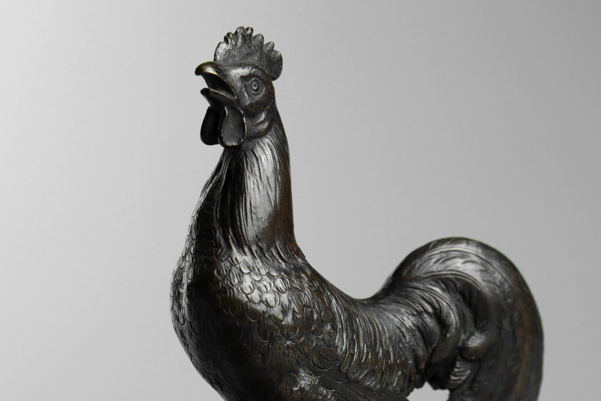 Bronze Statue of a Cockerel