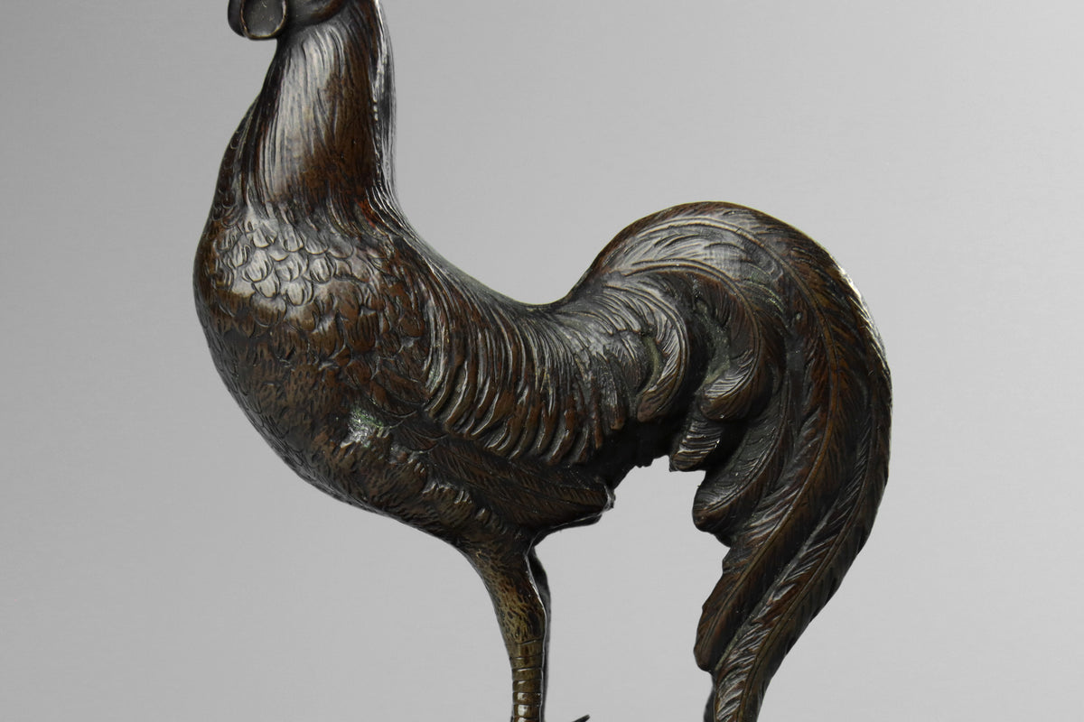 Bronze Statue of a Cockerel