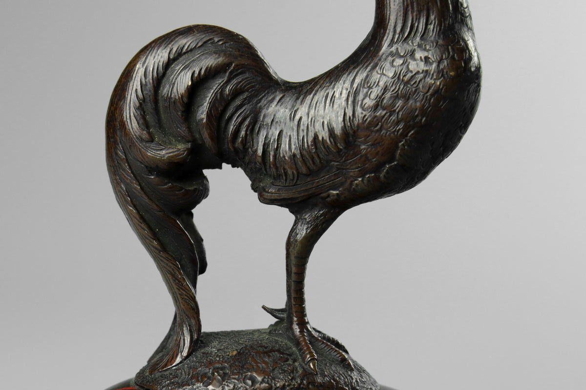 Bronze Statue of a Cockerel