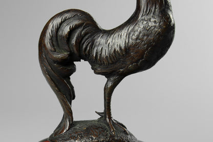 Bronze Statue of a Cockerel