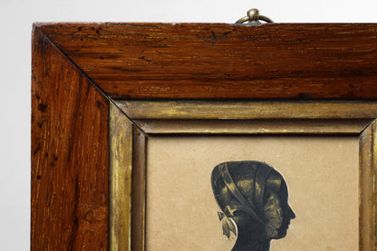 Cut Silhouette of a Lady