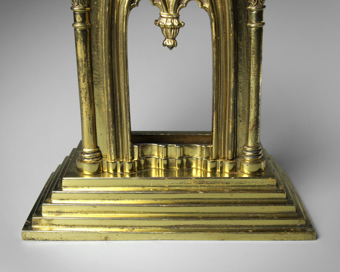 Gothic Gilt Brass Monstrance