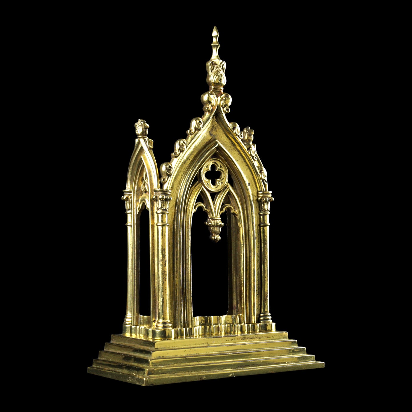 Gothic Gilt Brass Monstrance