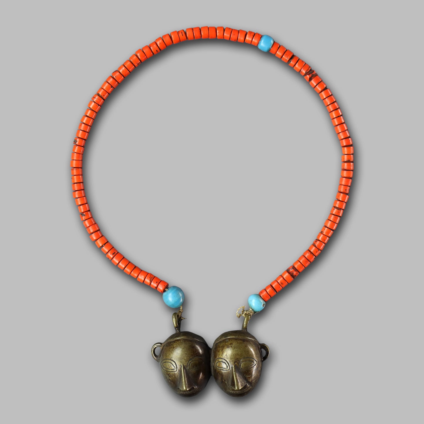 Naga Head Hunter's 2 Head Necklace