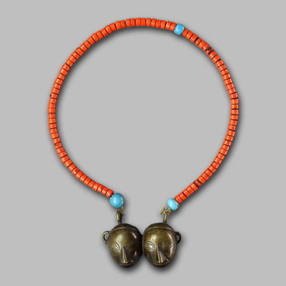 Naga Head Hunter's 2 Head Necklace