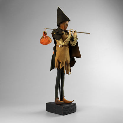 Fabric Figure of a Traveller