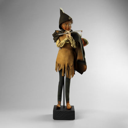 Fabric Figure of a Traveller