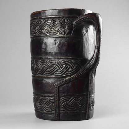 Nepalese Carved Milk Jug