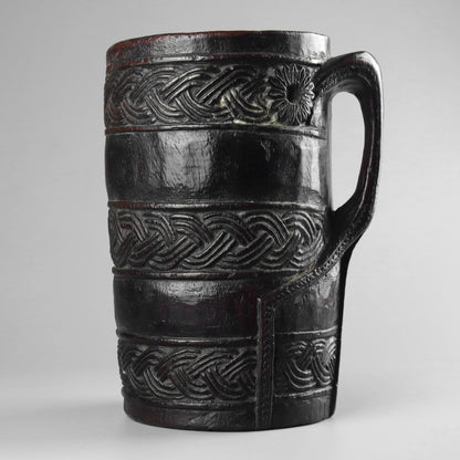 Nepalese Carved Milk Jug