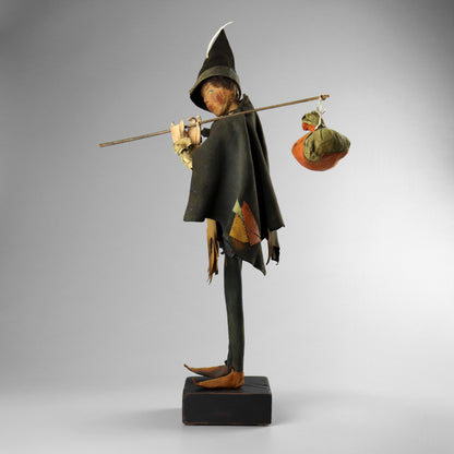 Fabric Figure of a Traveller