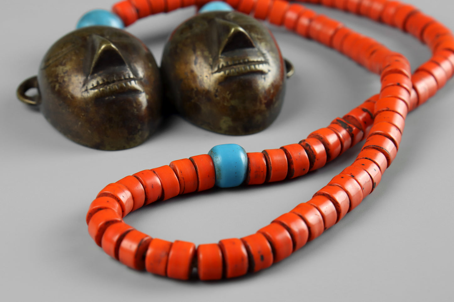 Naga Head Hunter's 2 Head Necklace