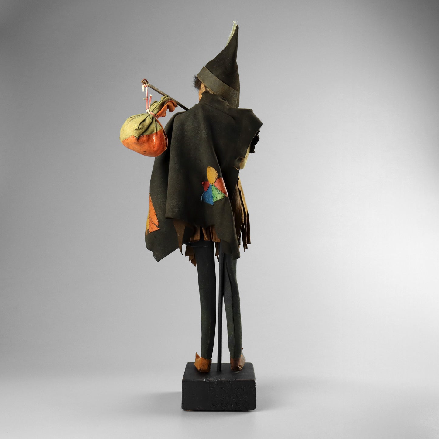Fabric Figure of a Traveller