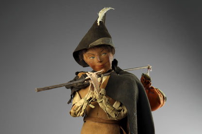 Fabric Figure of a Traveller