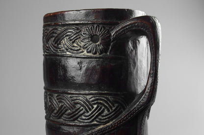 Nepalese Carved Milk Jug