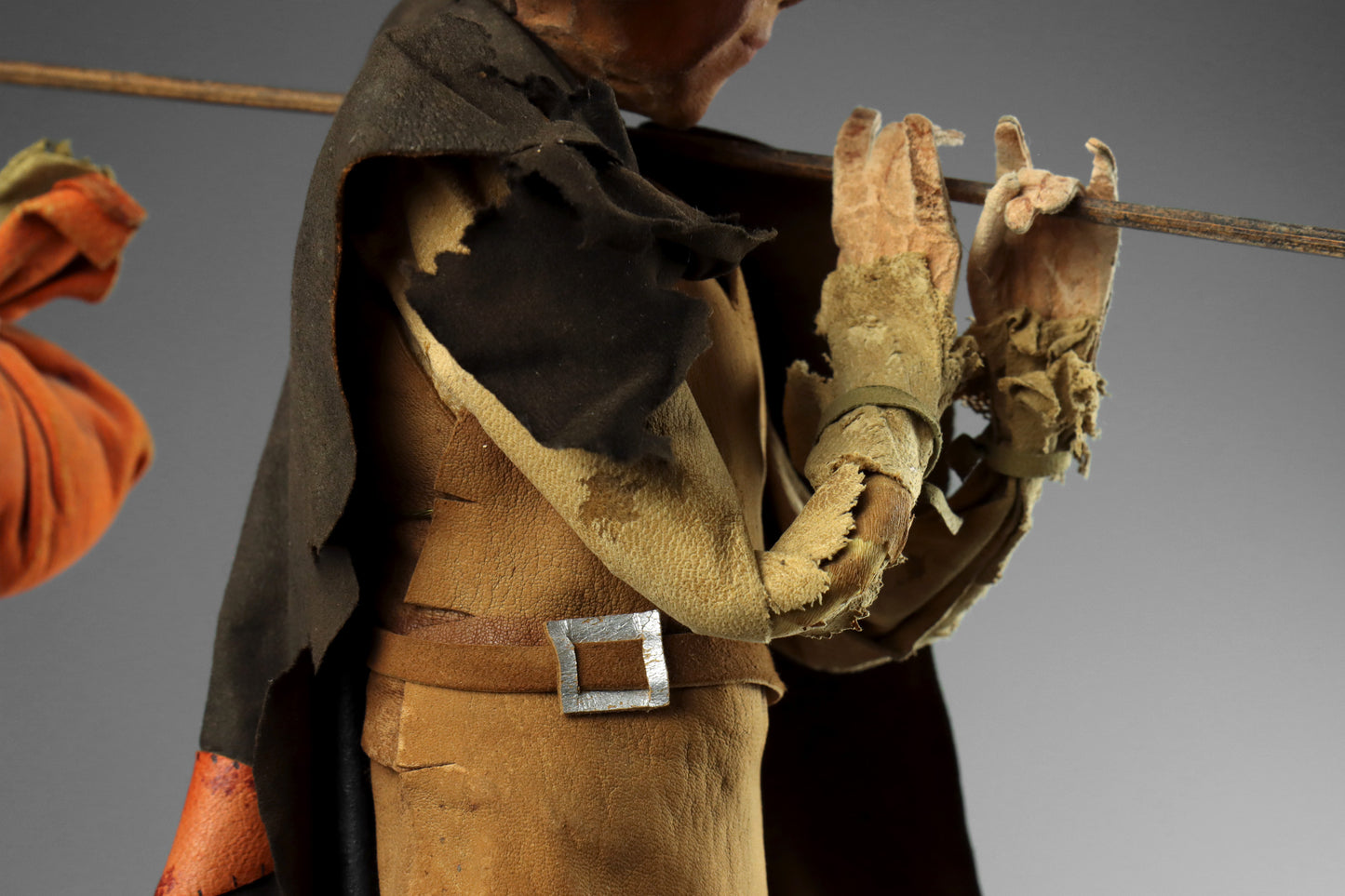 Fabric Figure of a Traveller