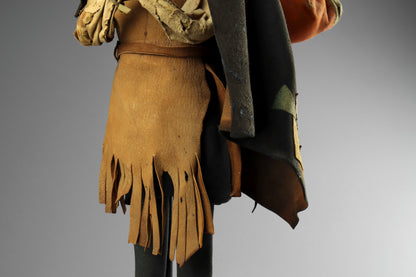 Fabric Figure of a Traveller