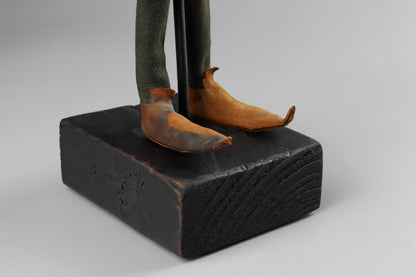 Fabric Figure of a Traveller
