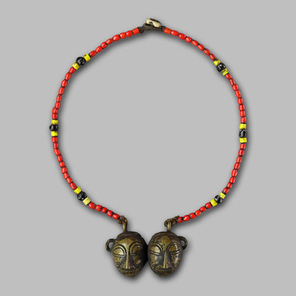 Naga Head Hunter's 2 Head Necklace