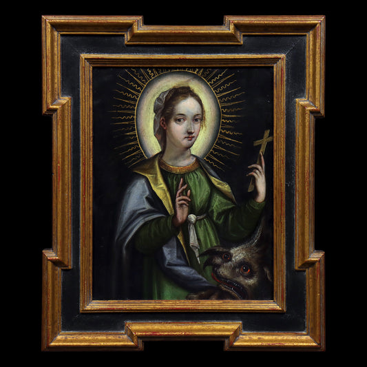 Saint Margaret of Antioch with Satan