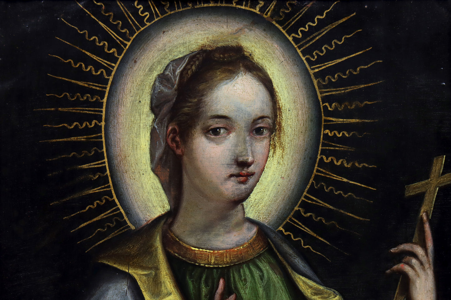 Saint Margaret of Antioch with Satan