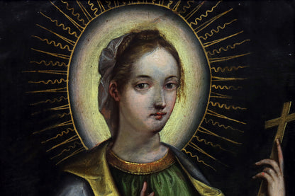 Saint Margaret of Antioch with Satan