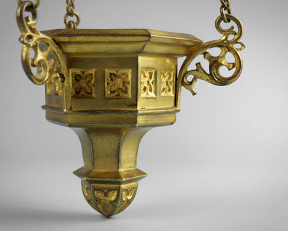 Gothic Revival Sanctuary Lamp