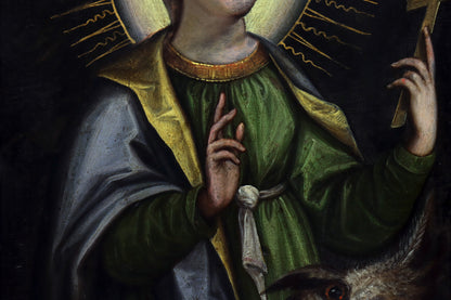 Saint Margaret of Antioch with Satan