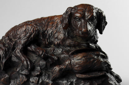 Black Forest Carved Dog