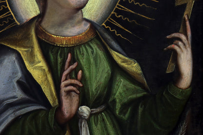 Saint Margaret of Antioch with Satan
