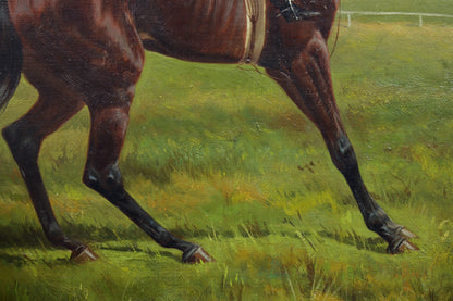 Portrait of a Jockey on a Horse