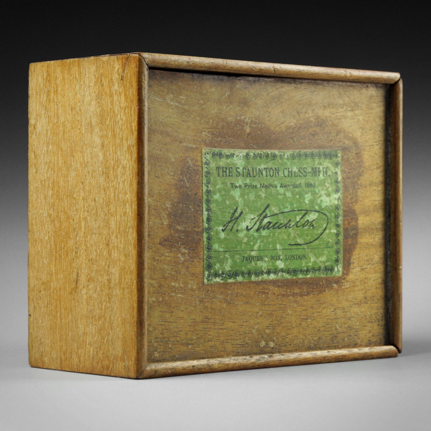 Jaques Staunton Chess Box