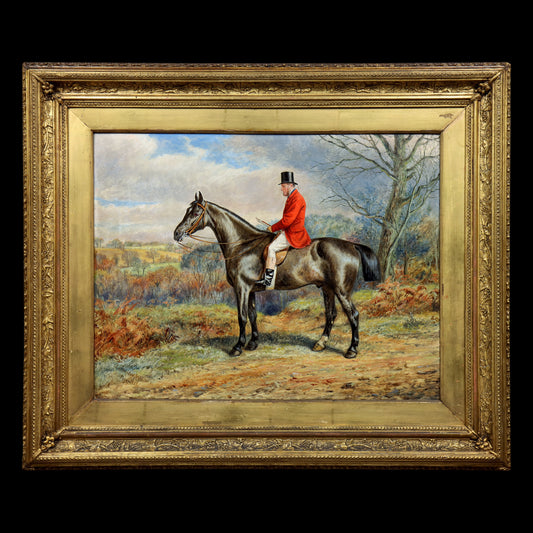 Portrait of a Huntsman on a Horse