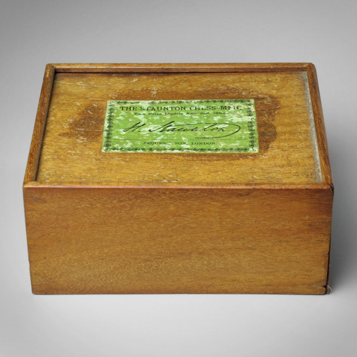 Jaques Staunton Chess Box