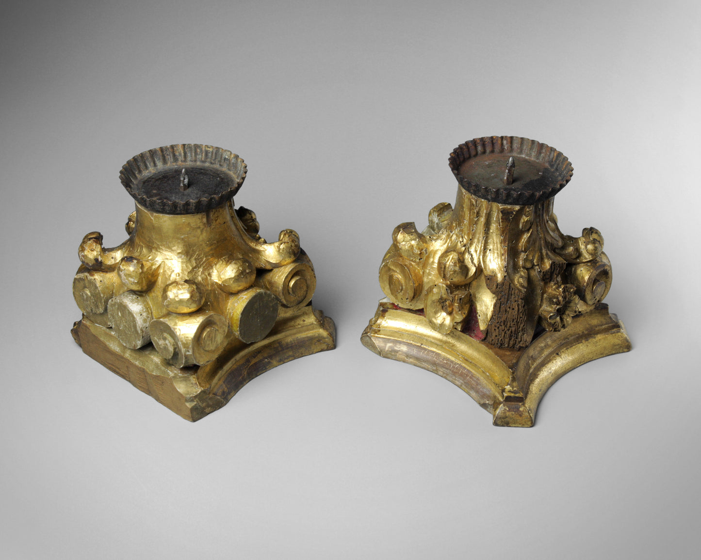 Corinthian Capital Candlesticks