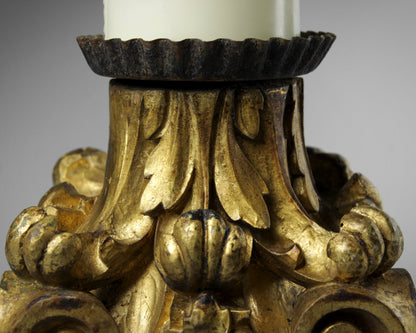 Corinthian Capital Candlesticks