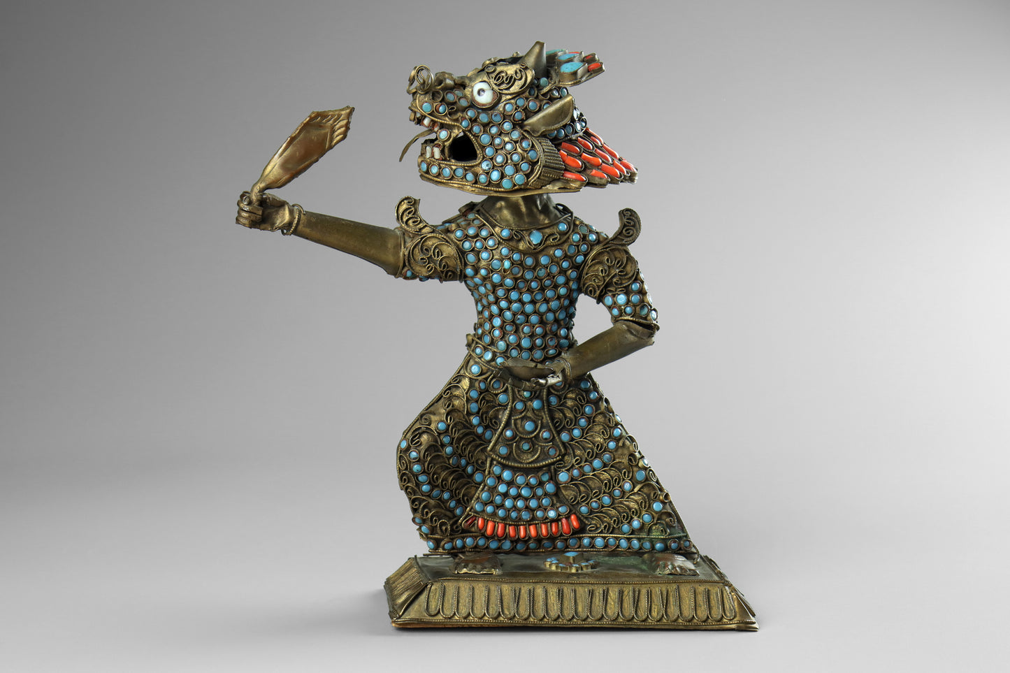 Tibetan Dragon Warrior Vessel